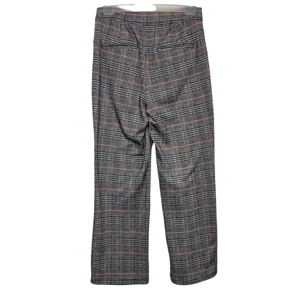SANCTUARY Herringbone pants Stretch Waist Gray Pull On Trouser preppy sz S - Picture 3 of 7
